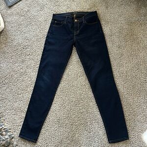 J Brand Dark Wash Skinny Jeans Size 28 | Mid Rise Stretch Denim